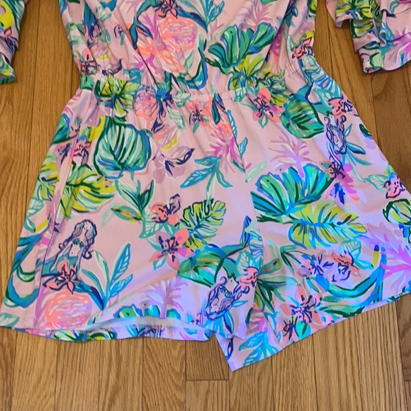 Lilly Pulitzer Mermaid in the Shade Romper - Picture 6 of 6